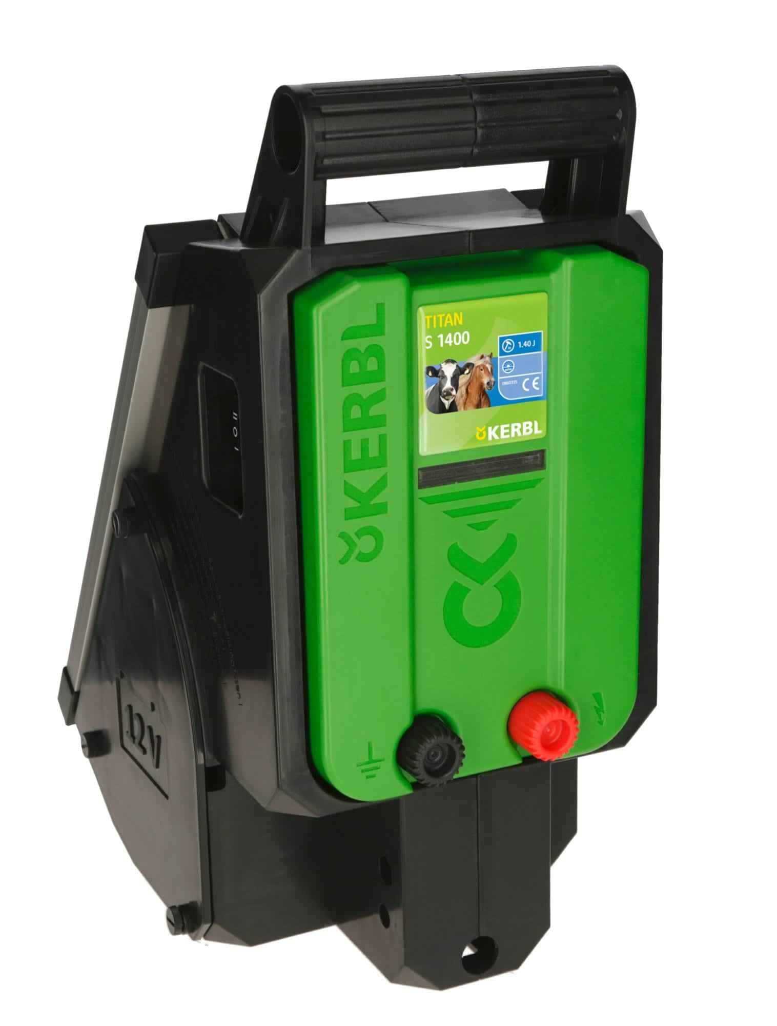 Elektryzator solarny TITAN S 1400, dla koni, bydła i małych zwierząt, 1,4 J, Kerbl